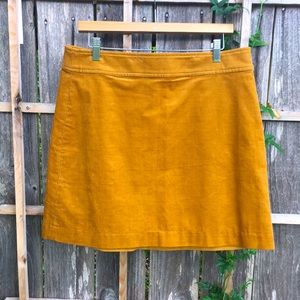 NWT J Crew Mercantile Corduroy skirt 10